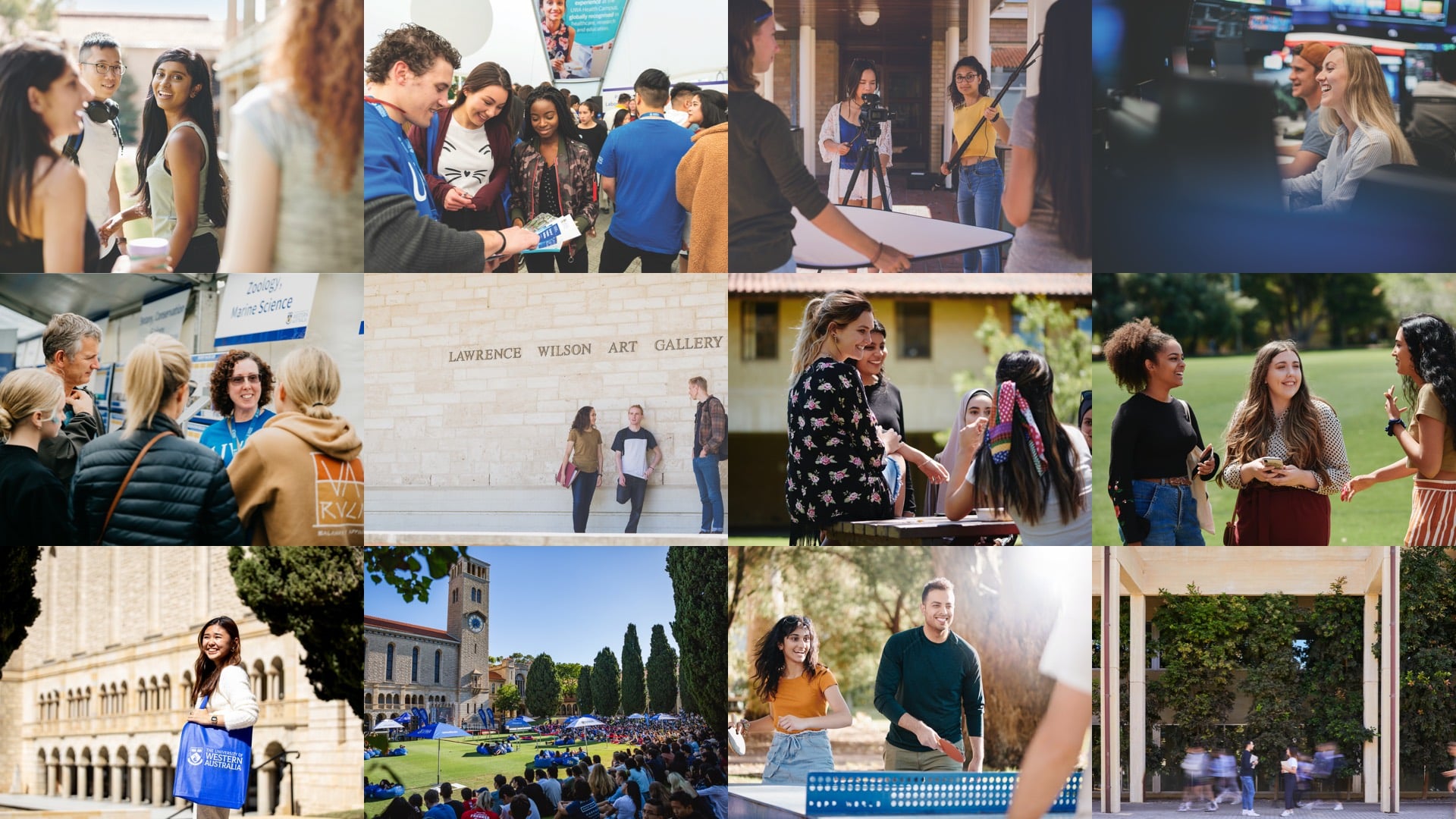 Vibrant community collage