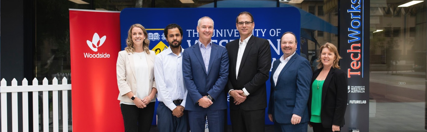 UWA staff and industry partners at Techworks launch